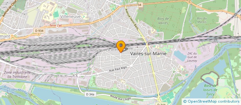 localisation de l'entreprise GDK TEAM à VAIRES-SUR-MARNE