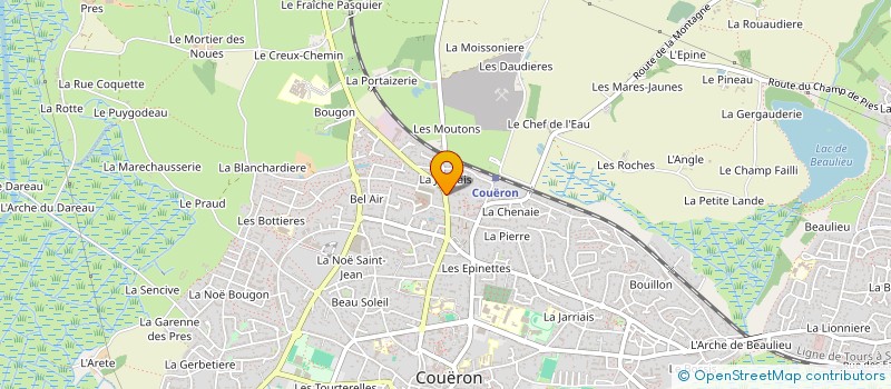 localisation de l'entreprise GDKOM à COUERON