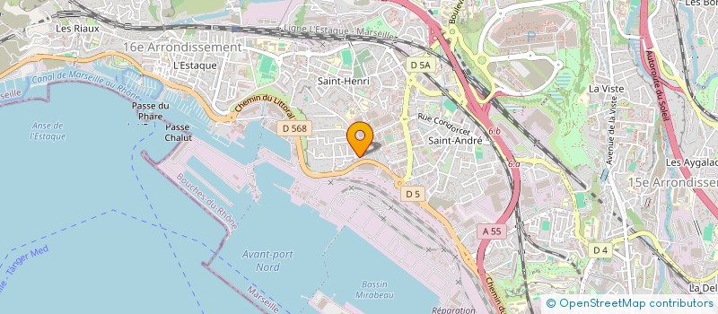 localisation de l'entreprise GDL BTP à MARSEILLE
