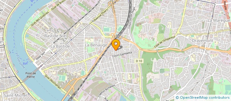 localisation de l'entreprise GDL CONSTRUCTIONS à CENON