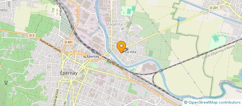 localisation de l'entreprise GDL INVEST à EPERNAY