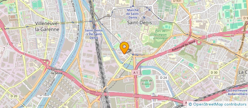 localisation de l'entreprise GDL SERVICES à SAINT-DENIS