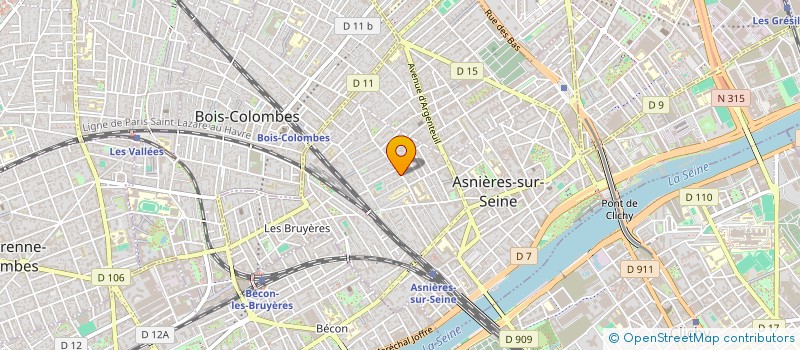 localisation de l'entreprise GDLB CONSEIL  ASNIERES-SUR-SEINE