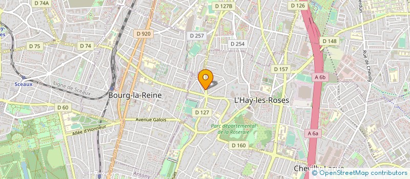 localisation de l'entreprise GDLC IMMOBILIER  L'HAY-LES-ROSES