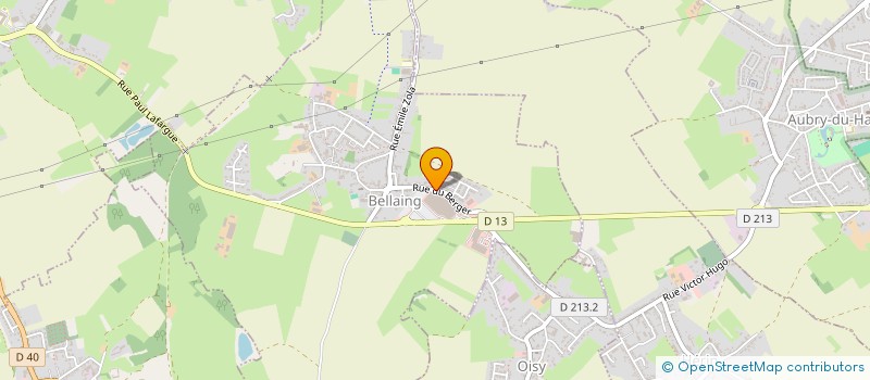 localisation de l'entreprise GDLO  BELLAING