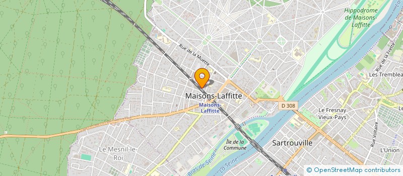 localisation de l'entreprise GDLS  MAISONS-LAFFITTE