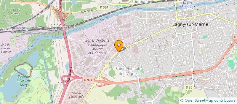 localisation de l'entreprise GDM  LAGNY-SUR-MARNE