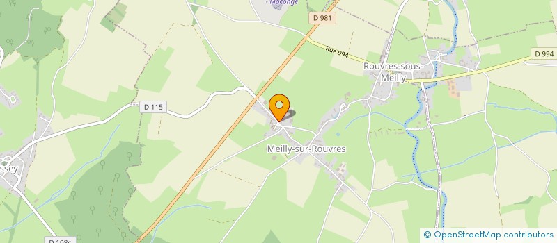 localisation de l'entreprise GDM  MEILLY-SUR-ROUVRES