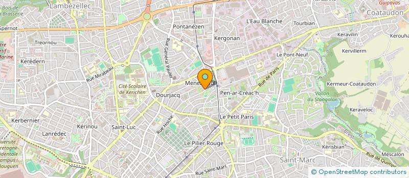 localisation de l'entreprise GDM  BREST