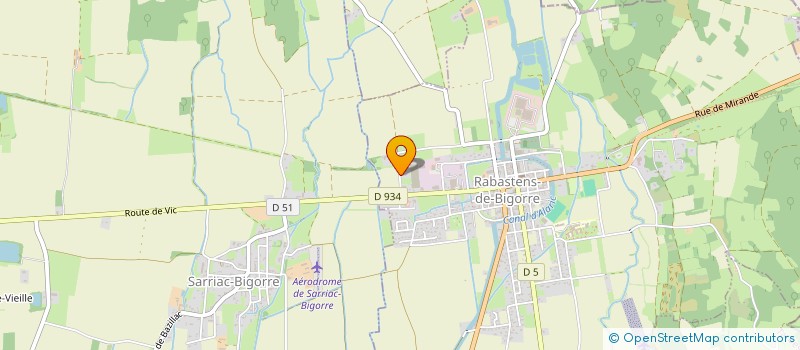 localisation de l'entreprise GDM  RABASTENS-DE-BIGORRE