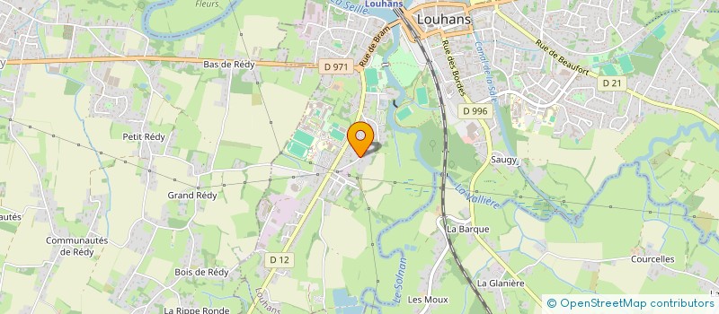 localisation de l'entreprise GDM AVENIR à LOUHANS