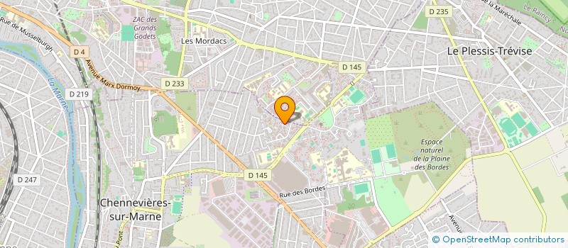 localisation de l'entreprise GDM-DECOR  CHENNEVIERES-SUR-MARNE