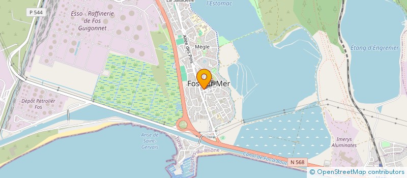 localisation de l'entreprise GDM ENTREPRISE  FOS-SUR-MER