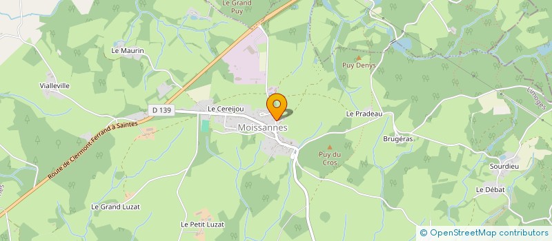 localisation de l'entreprise GDM MAINTENANCE à MOISSANNES