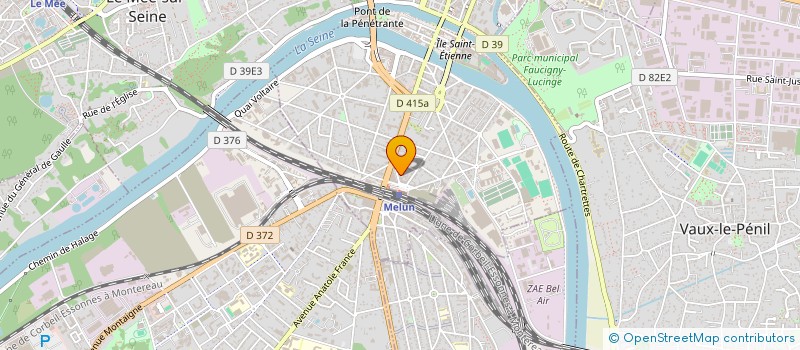 localisation de l'entreprise GDM OPTIC à MELUN