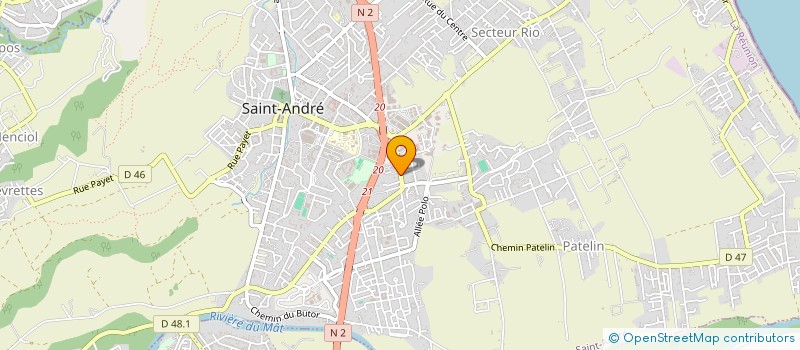 localisation de l'entreprise GDM PIECES AUTOS à SAINT-ANDRE