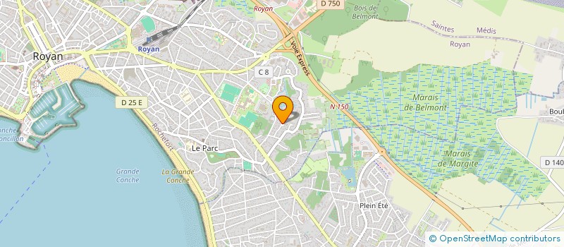 localisation de l'entreprise GDM PROD à ROYAN