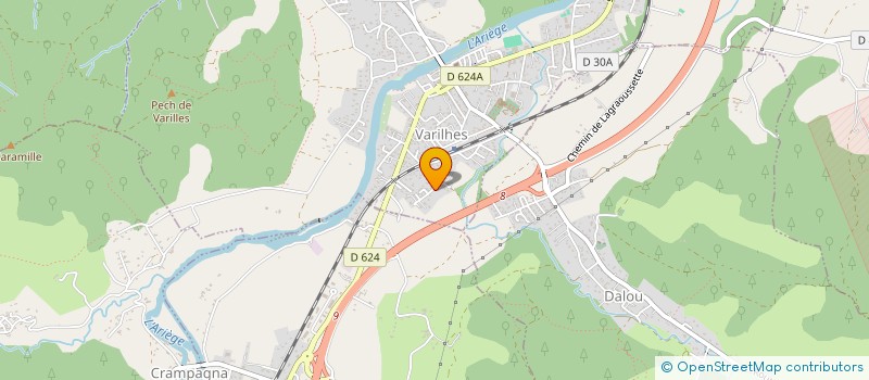 localisation de l'entreprise GDM SUD OUEST à VARILHES