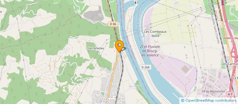 localisation de l'entreprise GDMB  CORNAS