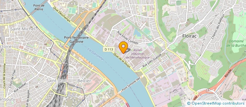 localisation de l'entreprise GDMI à BORDEAUX