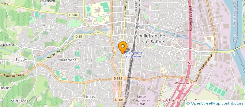 localisation de l'entreprise GDMN 2000 à VILLEFRANCHE-SUR-SAONE