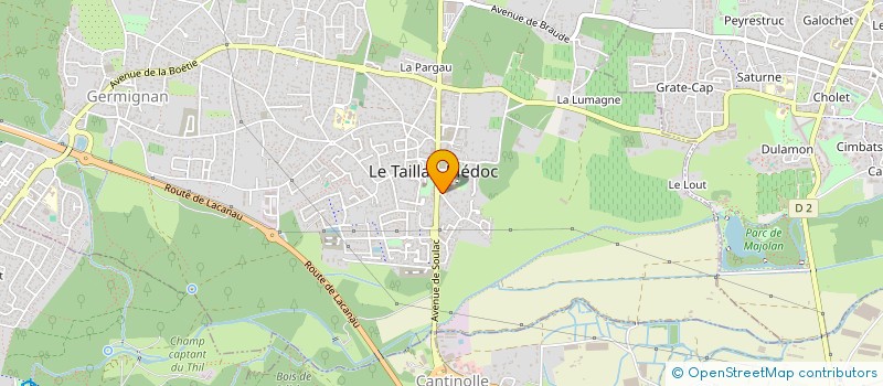 localisation de l'entreprise GDMO VISION  LE TAILLAN-MEDOC