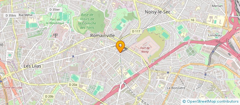 localisation de l'entreprise GDN à ROMAINVILLE