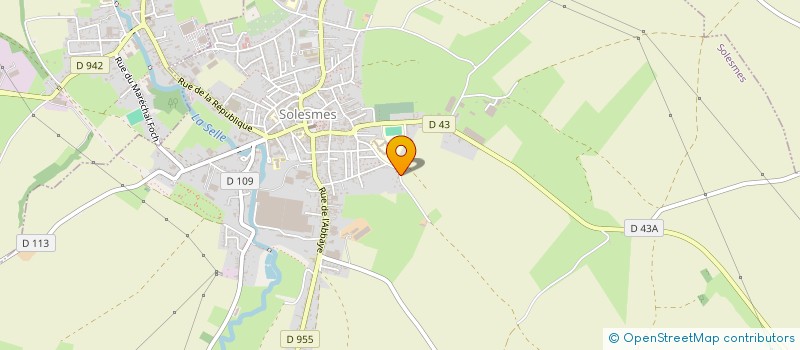 localisation de l'entreprise GDN à SOLESMES