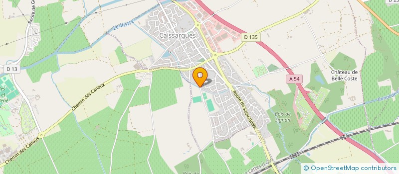 localisation de l'entreprise GDN à CAISSARGUES