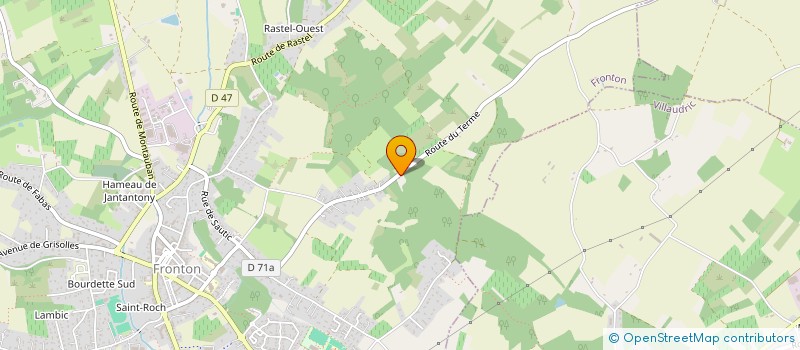 localisation de l'entreprise GDNC  FRONTON