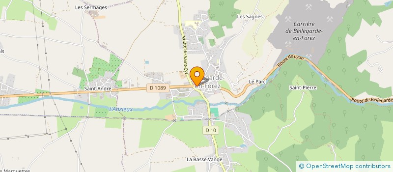 localisation de l'entreprise GDNH  BELLEGARDE-EN-FOREZ