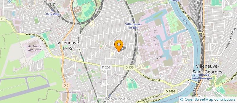 localisation de l'entreprise GDO à VILLENEUVE-LE-ROI