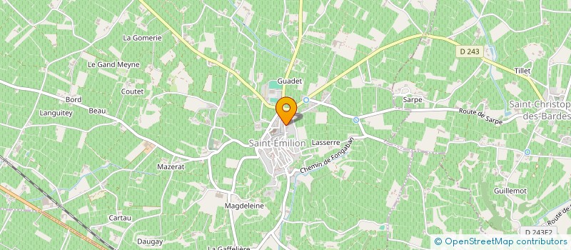 localisation de l'entreprise GDON DU LIBOURNAIS à SAINT-EMILION