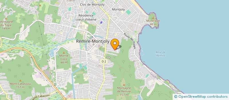localisation de l'entreprise GDP  REMIRE-MONTJOLY