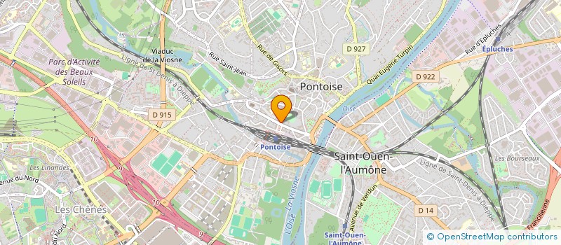 localisation de l'entreprise GDP IMMOBILIER  PONTOISE