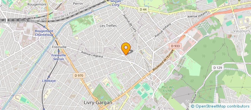 localisation de l'entreprise GDP IMMOBILIER à LIVRY-GARGAN