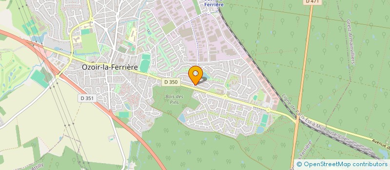 localisation de l'entreprise GDP INVEST  OZOIR-LA-FERRIERE