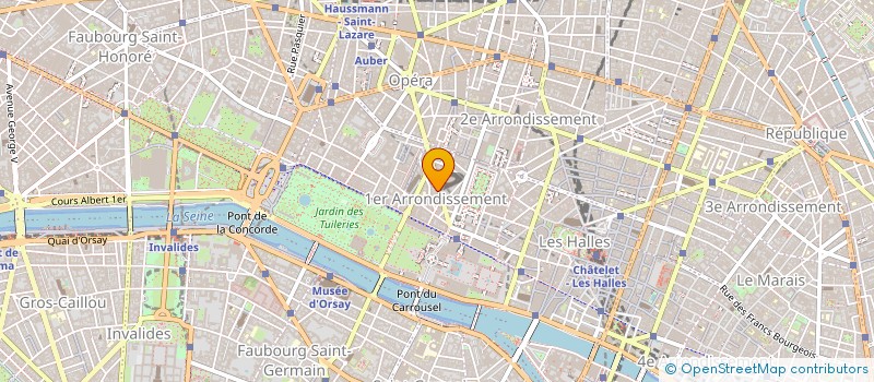 localisation de l'entreprise GDP VENDOME IMMOBILIER à PARIS
