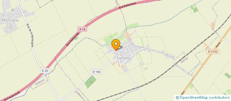localisation de l'entreprise GDPI à SANTEAU
