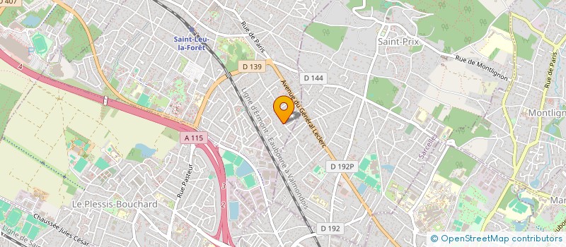 localisation de l'entreprise GDPI à SAINT-LEU-LA-FORET