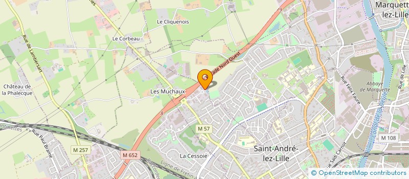 localisation de l'entreprise GDR SERVICES  SAINT-ANDRE-LEZ-LILLE