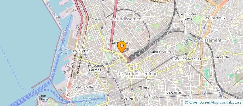 localisation de l'entreprise GDR VERTIGE à MARSEILLE