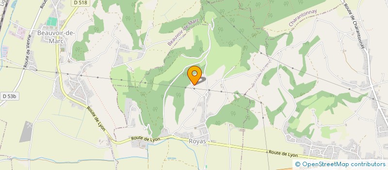 localisation de l'entreprise GDRA à MEYRIEU-LES-ETANGS