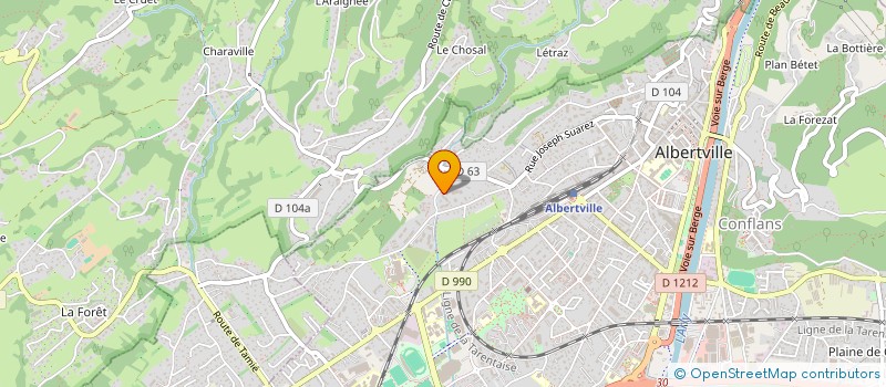 localisation de l'entreprise GDRIVE  GILLY-SUR-ISERE