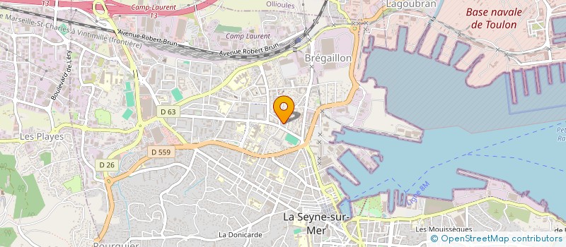localisation de l'entreprise GDRS à LA SEYNE-SUR-MER