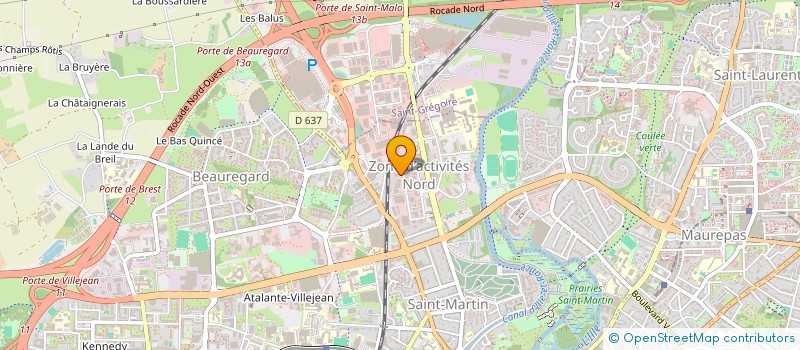 localisation de l'entreprise GDS à RENNES
