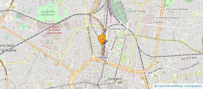 localisation de l'entreprise GDS à ORLEANS