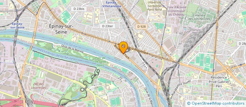 localisation de l'entreprise GDS à EPINAY-SUR-SEINE