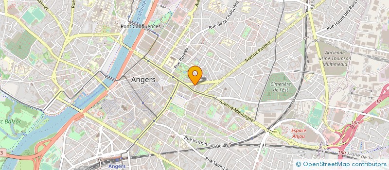 localisation de l'entreprise GDS 49 à ANGERS