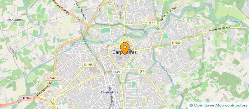 localisation de l'entreprise GDS  CARPENTRAS